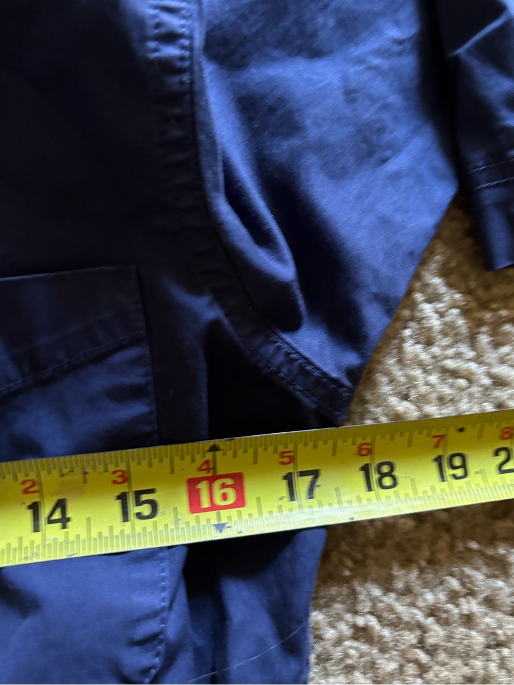 Alex Mill Cotton Jumpsuit Overalls Blue Wash Oversized Cargo Utility Size S - Picture 6 of 9